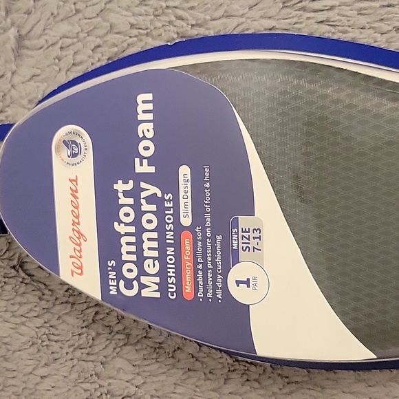 Men Bundle Set includes Bombas socks and Comfort Memory Foam Insoles - Picture 4 of 4